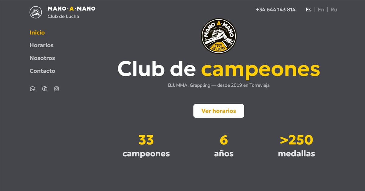 Mano a mano - karate in Torrevieja